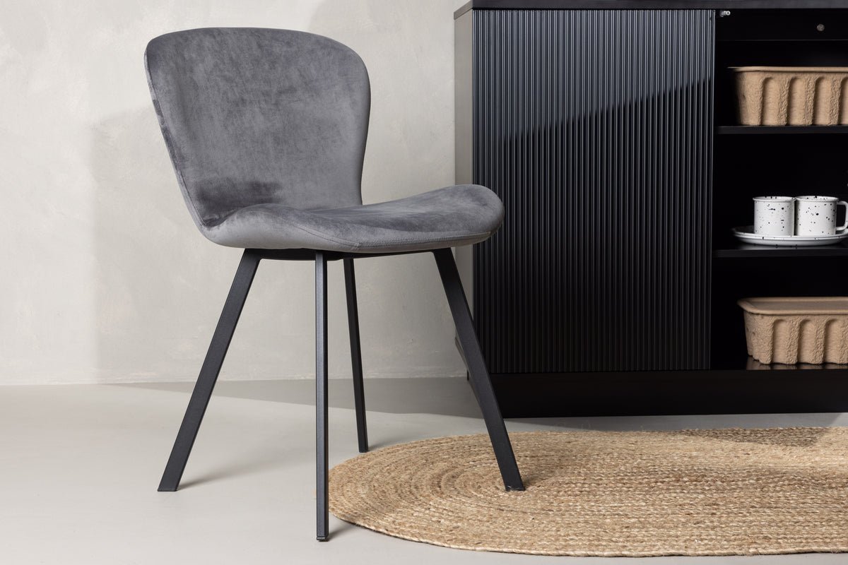 2er Set - Stuhl Amara mit gepolsterter Sitzfläche