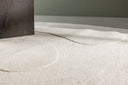 Teppich Caelen – ovale Form in Schwarz & Weiß aus Baumwolle