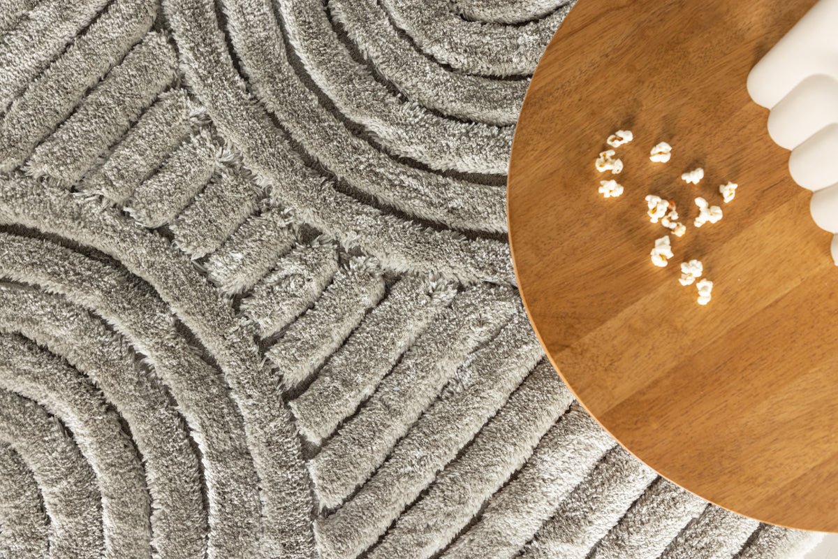 Teppich Elano – für Wohnzimmer und Schlafzimmer aus Polyester & Baumwolle