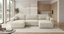 Designer Sofa Noma U mit Schlaffunktion und Stauraum in Cord