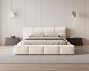 Designer Polsterbett Lora Samt mit Stauraum