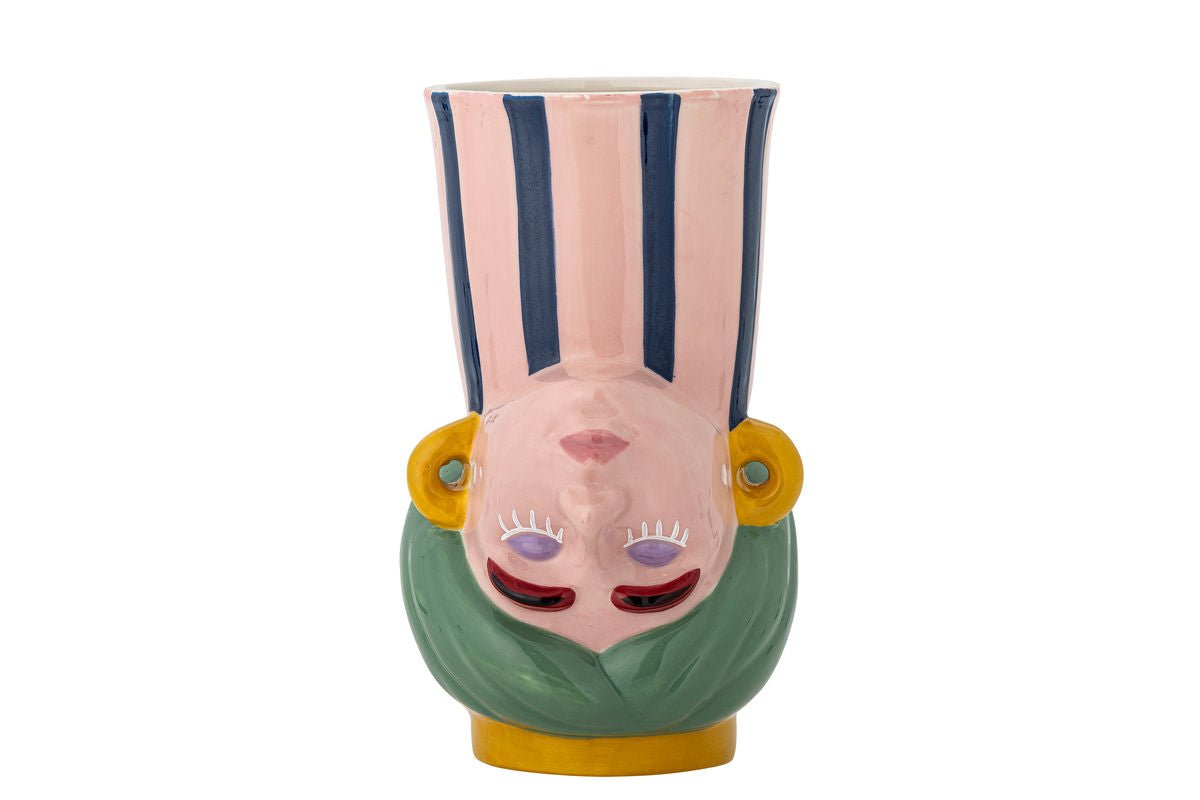 Vase „Wonda“ – skulpturales Steingut