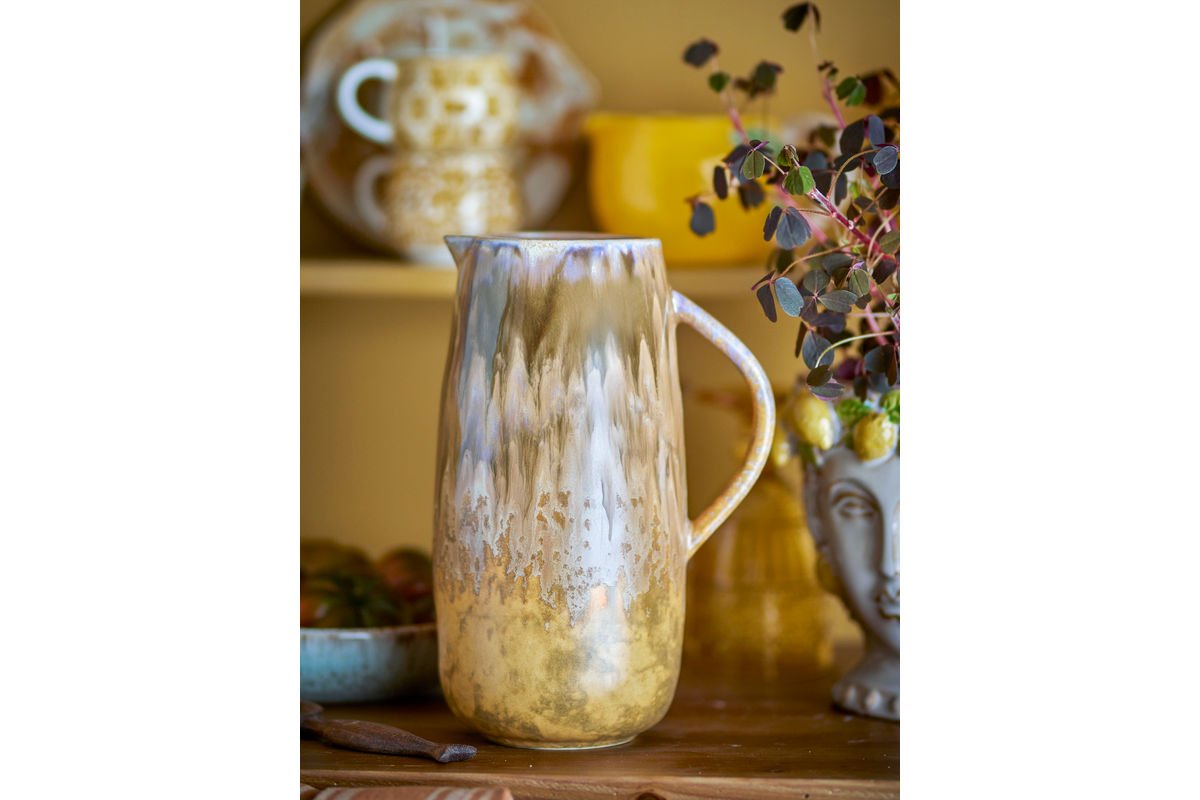 Krug Maris – Steingut mit reaktiver Glasur in Erdtönen