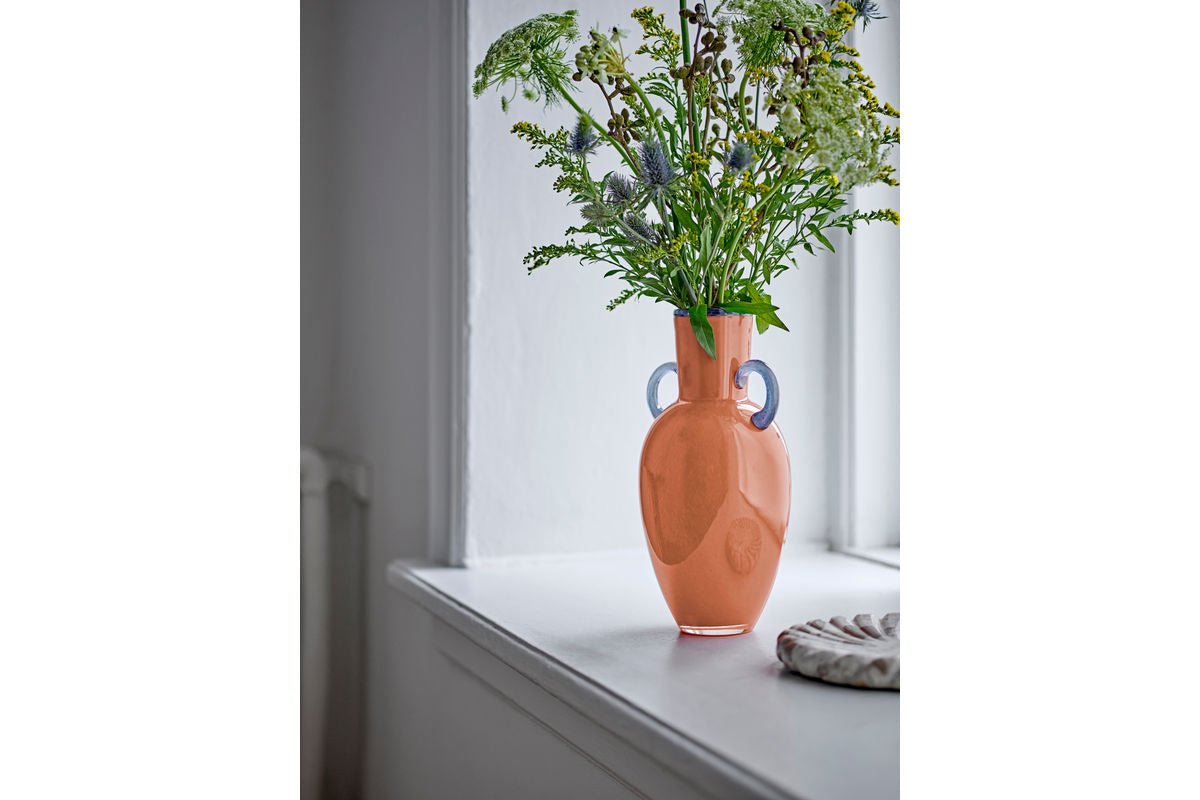 Vase „Solara“ – Oranges Glas