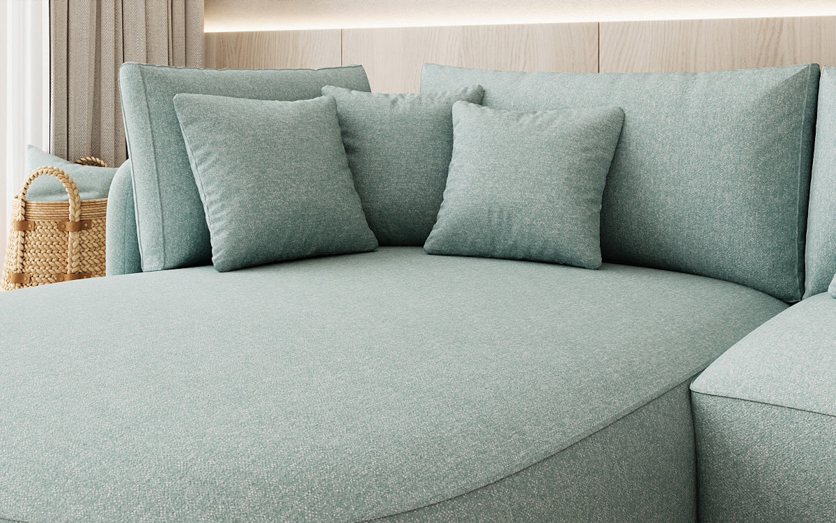 Designer Ecksofa Ando Mini  in Strukturstoff