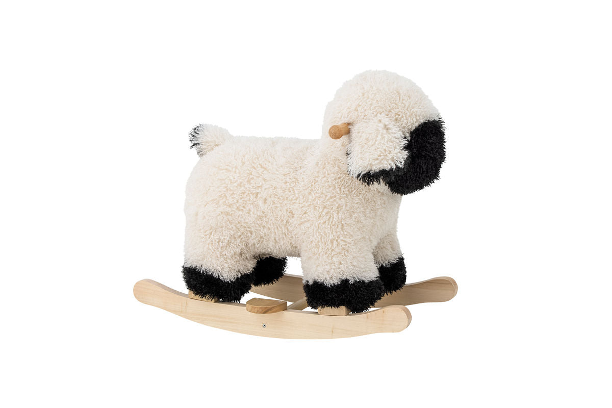 Schaukelspielzeug Molly – weiches Schaukelschaf aus Holz & Stoff für Kinder