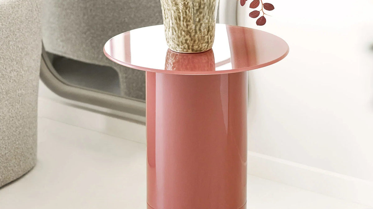 Beistelltisch Rose - aus MDF und Glas