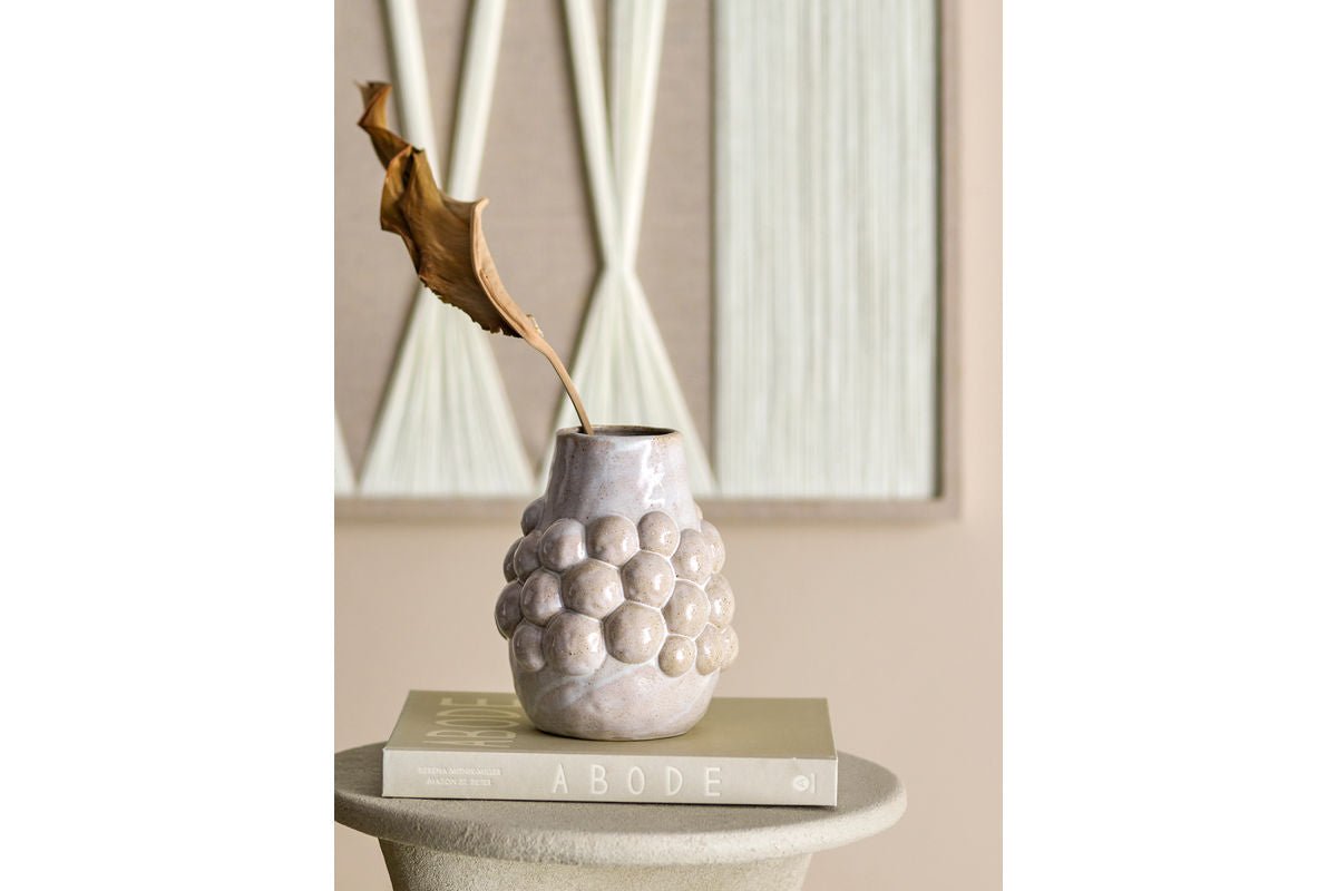 Vase „Pickeld Stone“ – aus Steingut