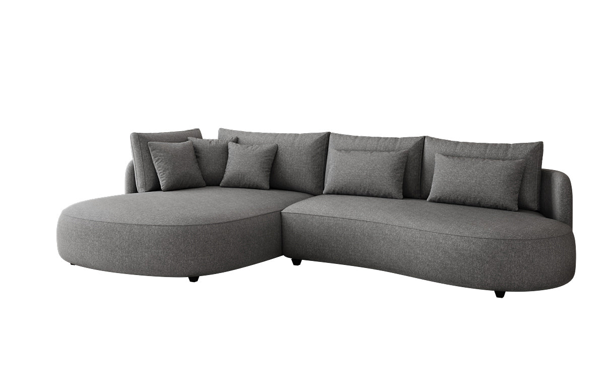 Designer Ecksofa Ando Mini  in Strukturstoff