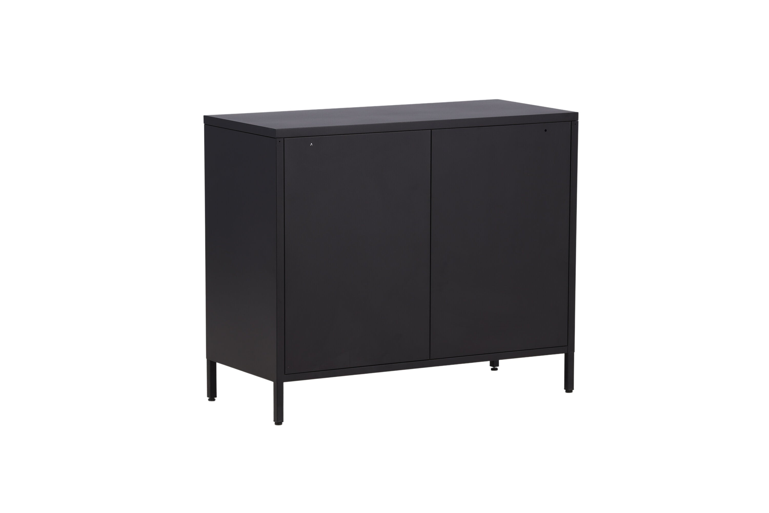Kommode Berit – Industrial Design in Schwarz