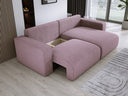 Designer Ecksofa Carl Cord mit Schlaf- und Klappfunktion