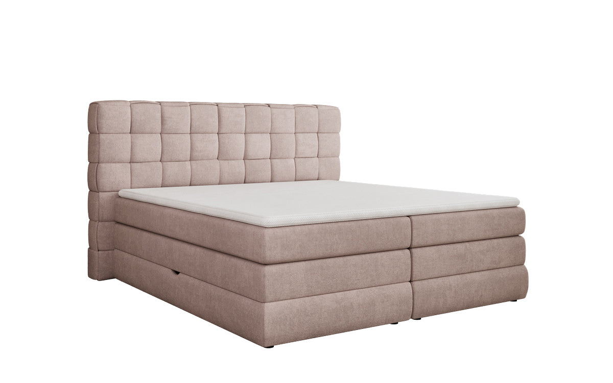 Boxspringbett Trama mit Stauraum in Stoff