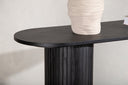 Beistelltisch Lina – in drei Farben mit Rippendetails