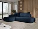 Designer Ecksofa Babu Bouclé mit Schlaf- und Klappfunktion