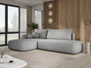 Designer Ecksofa Babu Bouclé mit Schlaf- und Klappfunktion