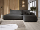 Designer Ecksofa Babu Bouclé mit Schlaf- und Klappfunktion