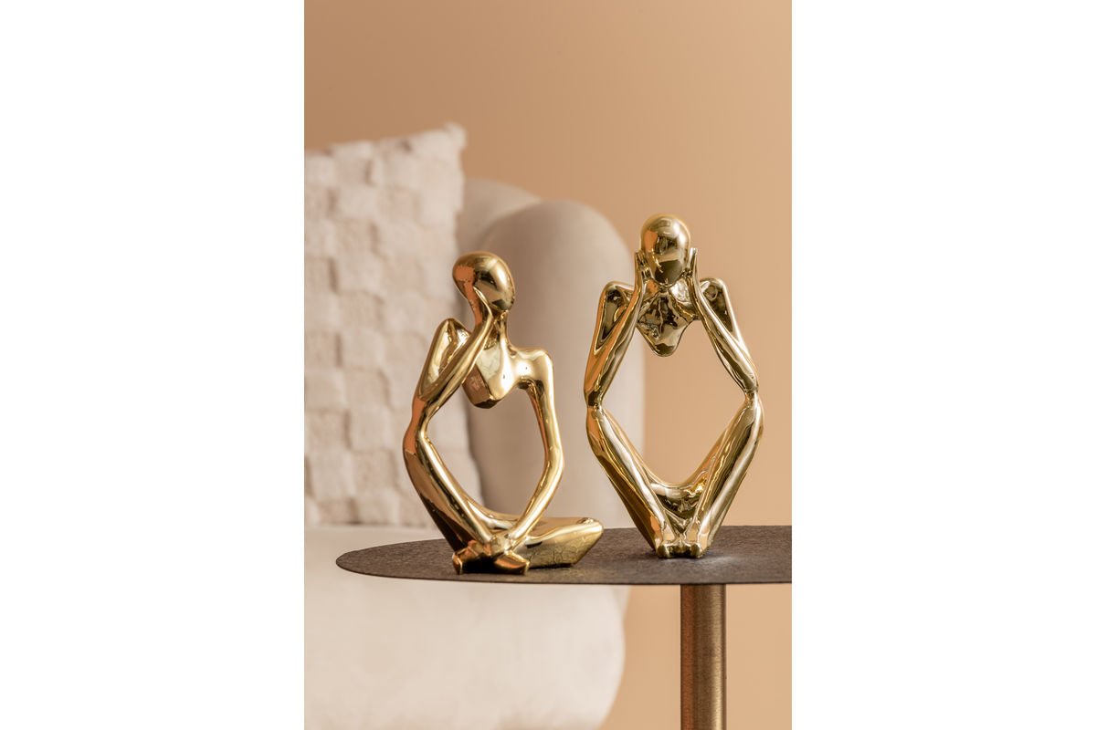 Statue „Dreamer“ – Polyresin mit glänzender Oberfläche