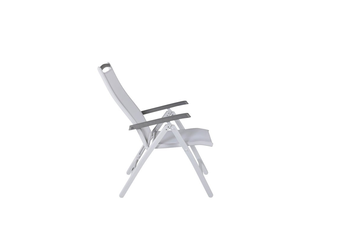 2er Set - Gartenstuhl Kara - Gestell aus Aluminium, Sitzfläche aus Textilene, verstellbar