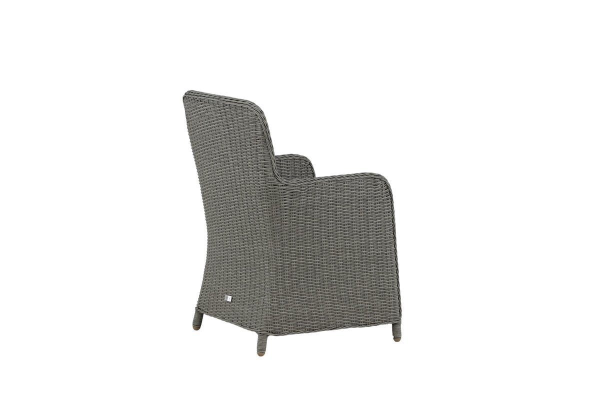 2er Set - Gartenstuhl London aus synthetischem Rattan