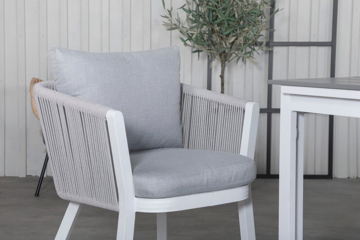 2er Set - Gartenstuhl Myria aus Metall/Polyester