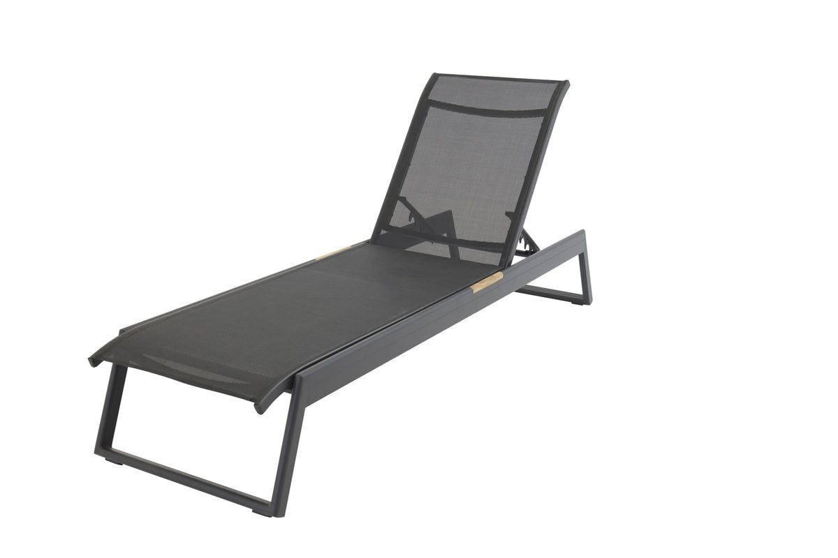 2er Set - Sonnenliege Brasilien aus Textilene und Aluminium
