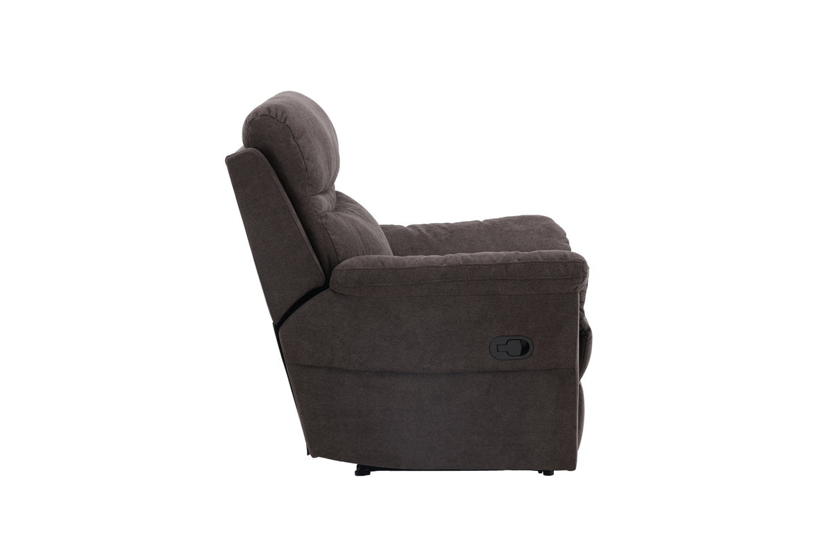 Sessel Toronto - Klappbar mit Fußstütze in der Farbe Braun