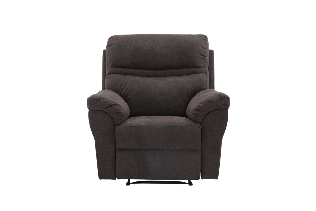 Sessel Toronto - Klappbar mit Fußstütze in der Farbe Braun