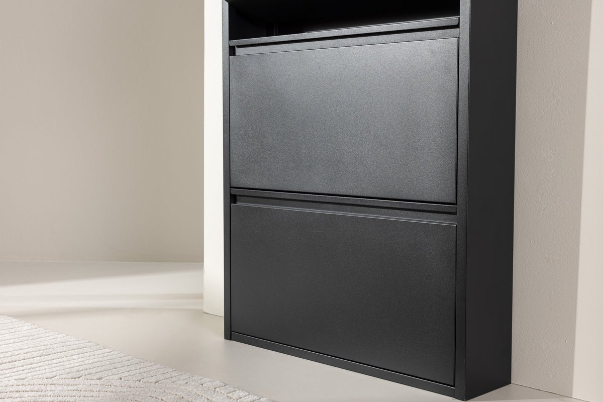 Schuhregal Arvani – Schwarz, Modern Minimal