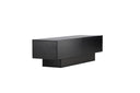 Designer TV-Lowboard Avento – Schwarz, Matt, mit Mittelfuß