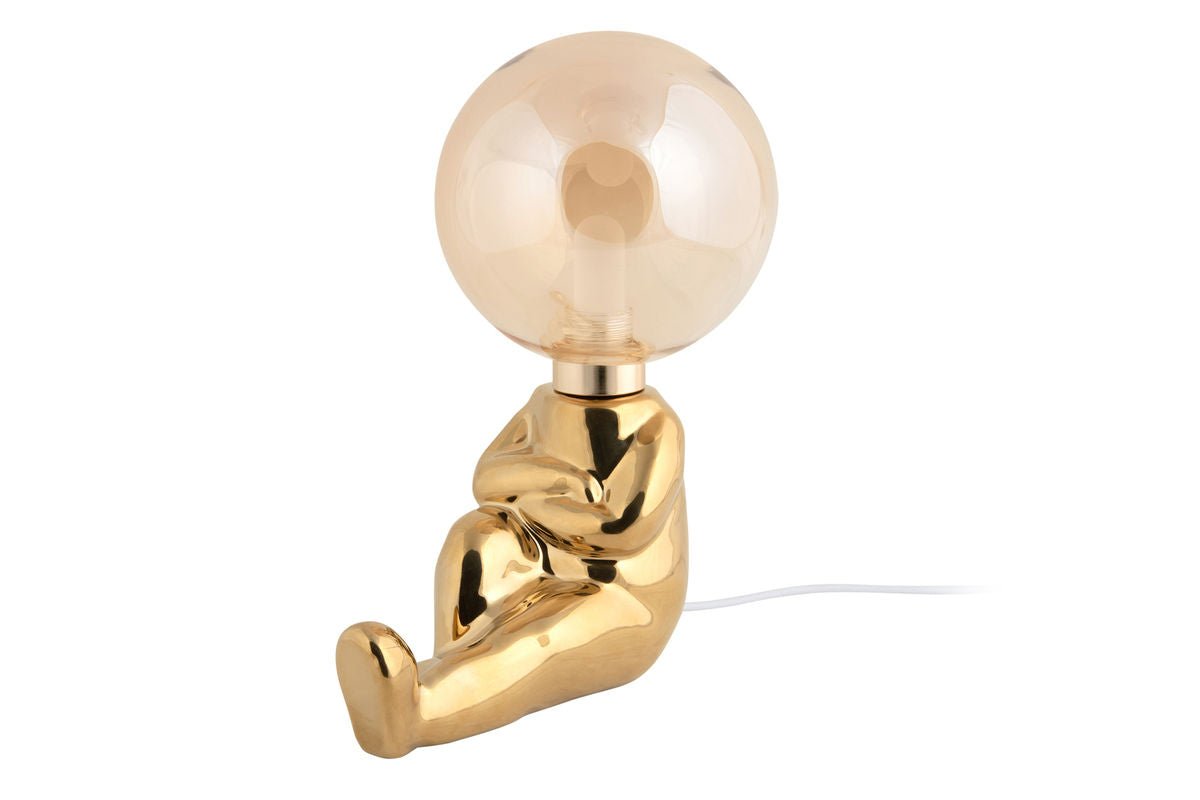 Tischlampe Antman (sitzend)  - Designlampe Hochglanz beschichtet mit LED