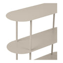 Standregal Kaldora – aus Metall in Sandfarbe