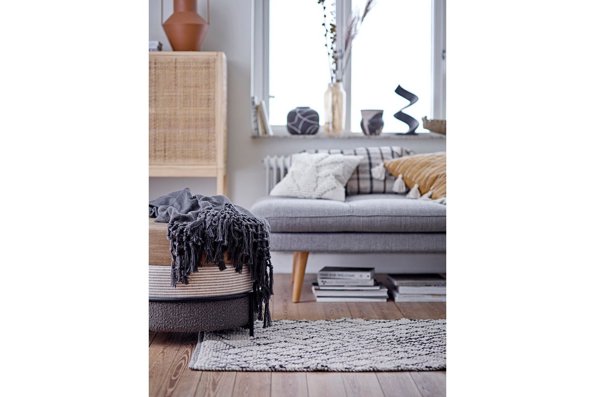 Deko-Vase „Virela“ – Schwarze Terrakotta