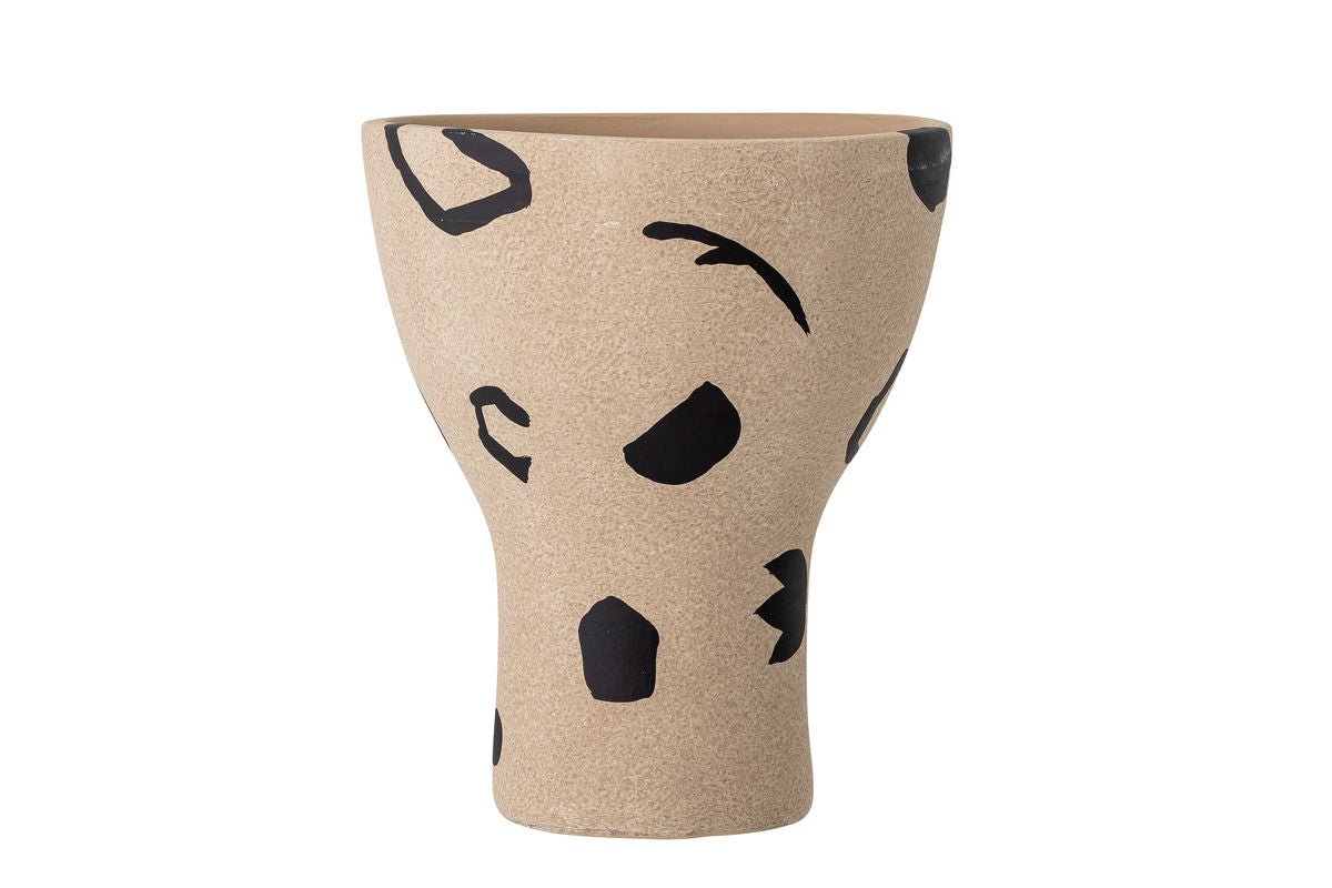 Vase "Nature Hippster" - braune Terrakottavase