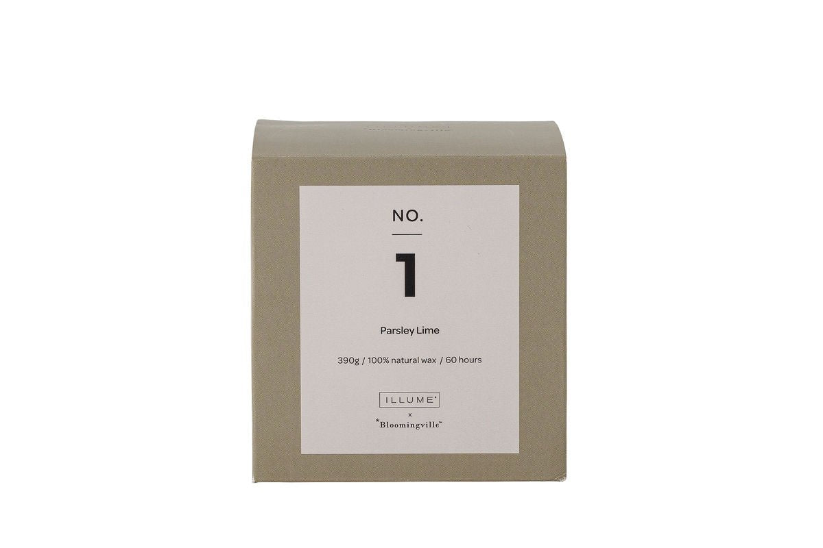 Duftkerze Verde – Parsley Lime · Natürliches Wachs (210 g)