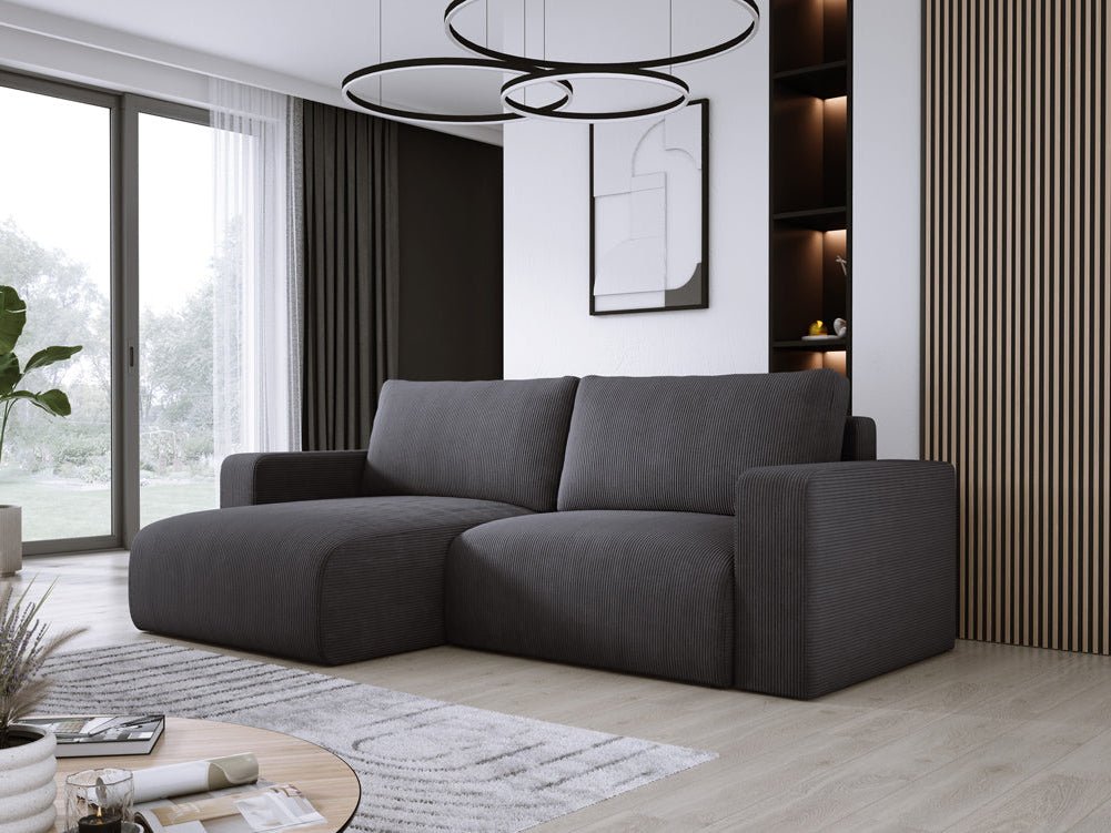 Designer Sofa Carl Cord with Sleeping and Folding Function