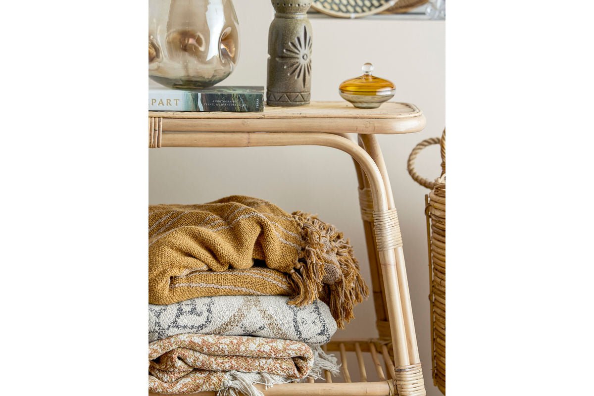 Überwurfdecke  Koa – Braun, aus recycelter Baumwolle