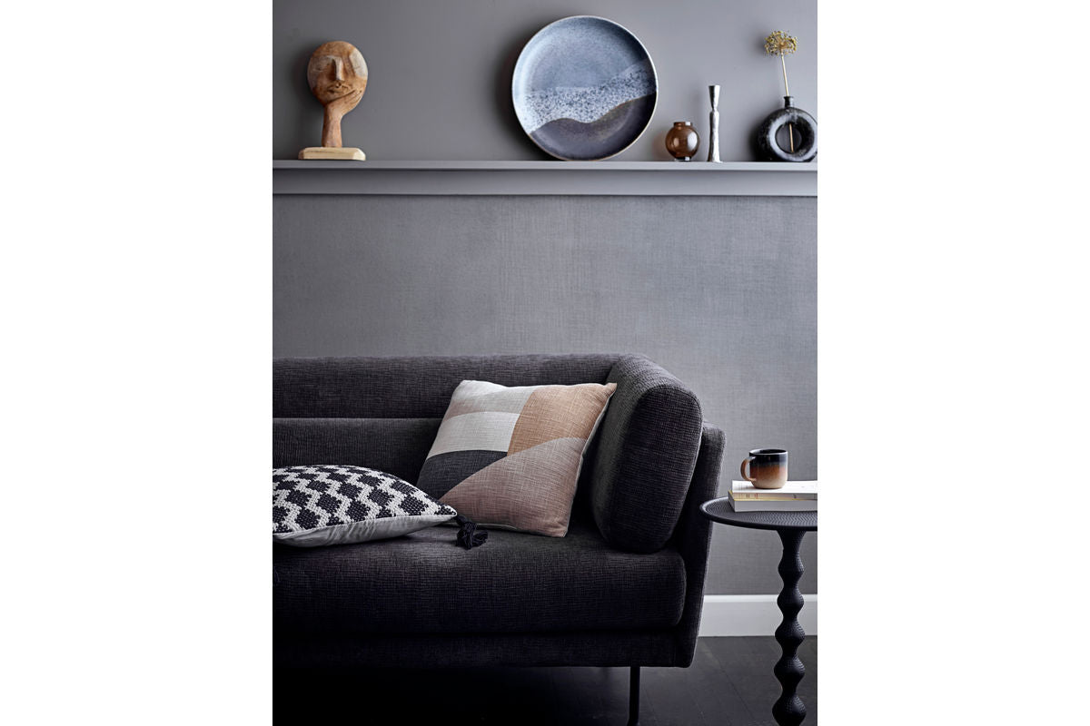 Beistelltisch Varo – aus schwarzem Aluminium