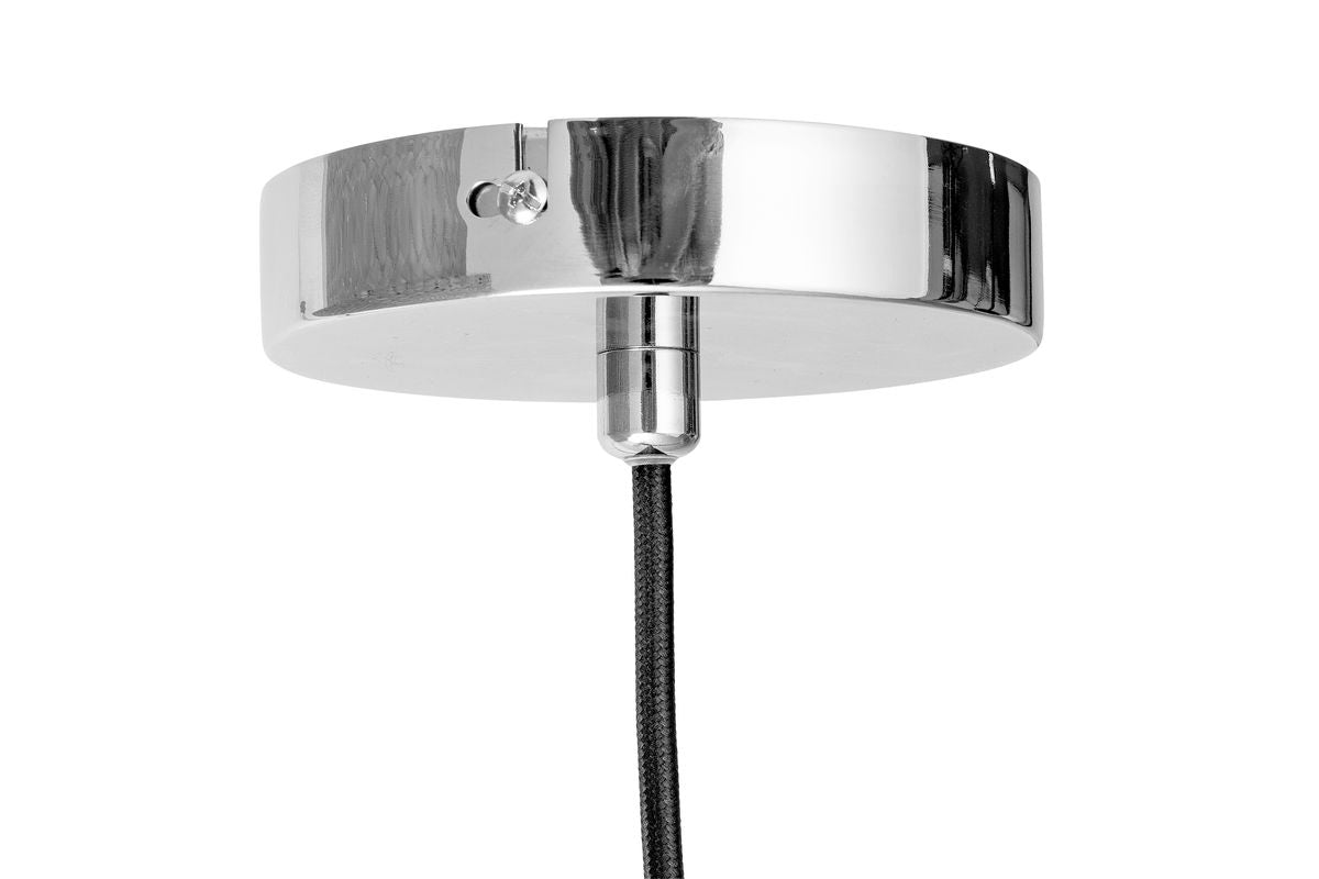 Pendelleuchte „Silvertwist“ – mit Textur aus Glas