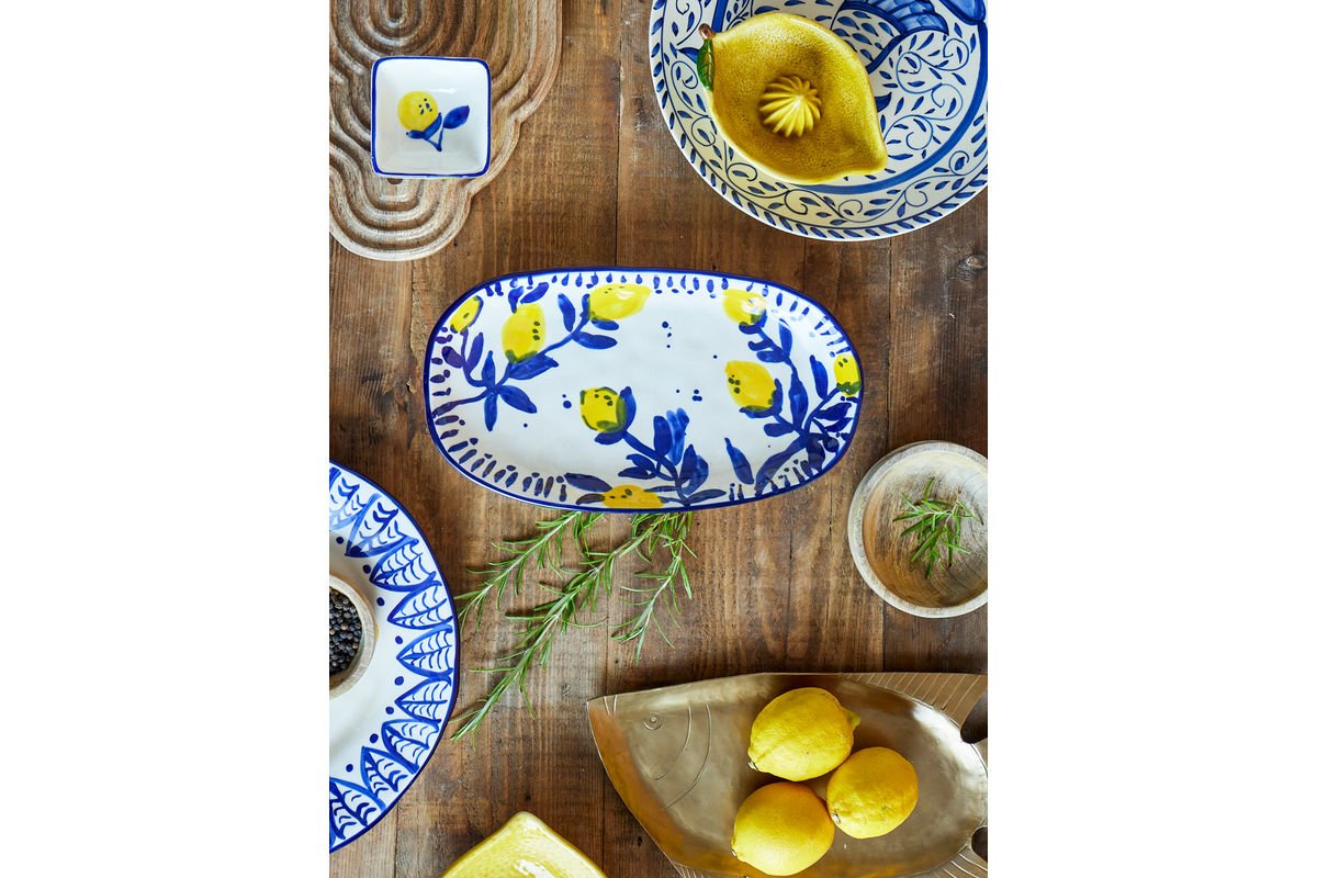Servierplatte Mavik  - aus Steingut gefertigt