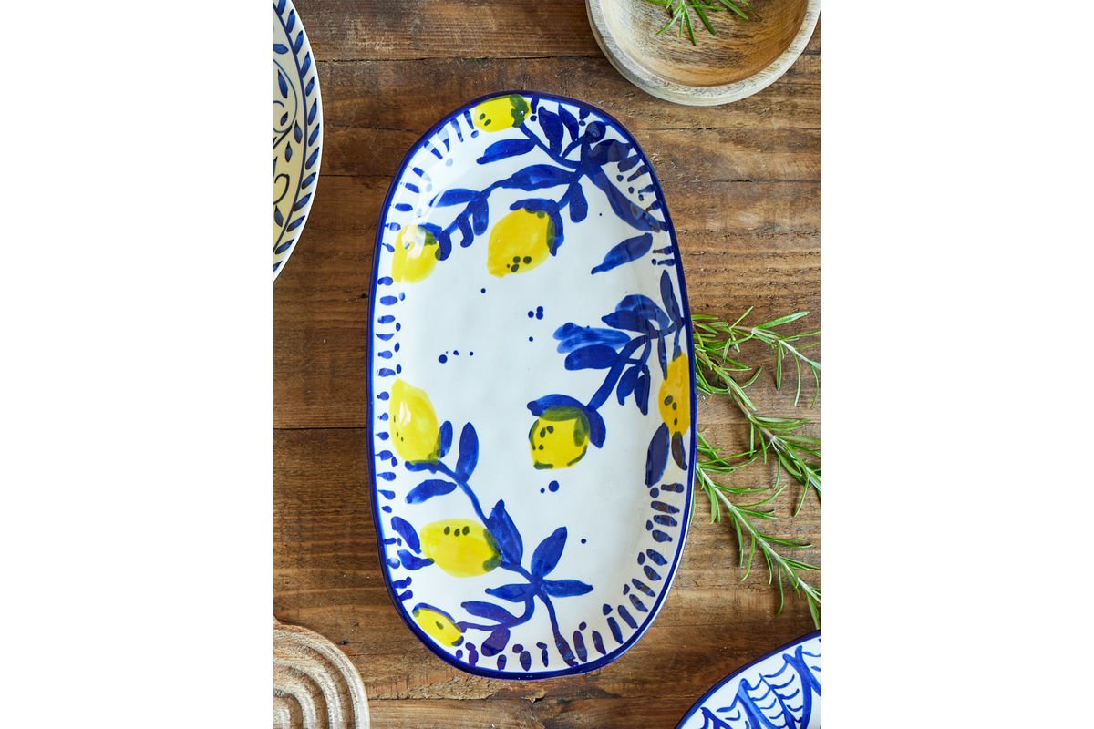 Servierplatte Mavik  - aus Steingut gefertigt