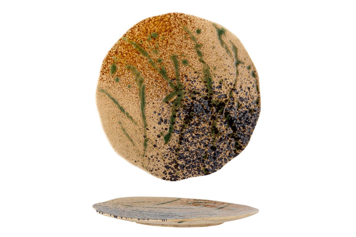 Servierplatte Noara – aus Steingut mit reaktiver Glasur