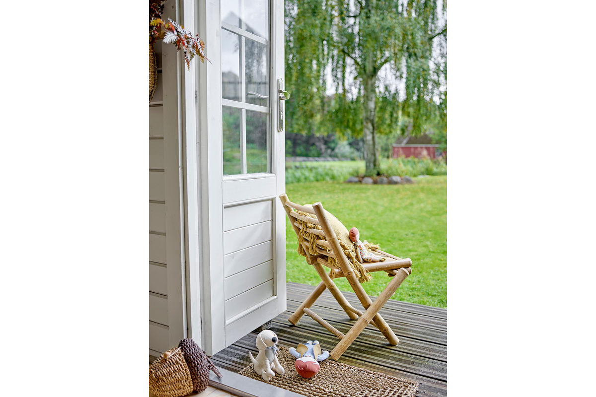 Kinderstuhl Kimo – klappbarer Bambusstuhl in Natur