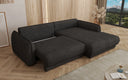 Designer Ecksofa Mojave II Stoff mit Schlaffunktion und Stauraum
