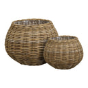 Planzkorb Avenora – aus Kubu-Rattan 2er Set
