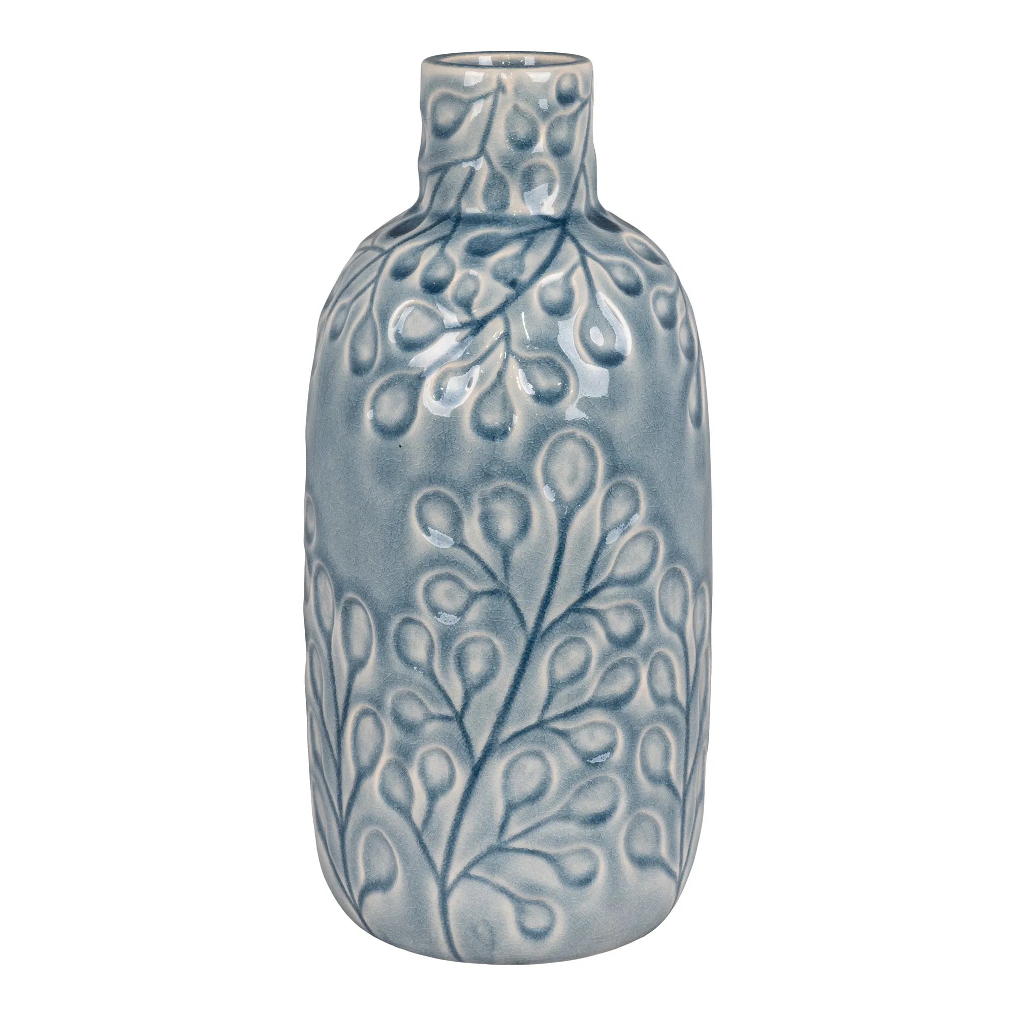 Vase Azurea – Keramik in Blau, 26 cm