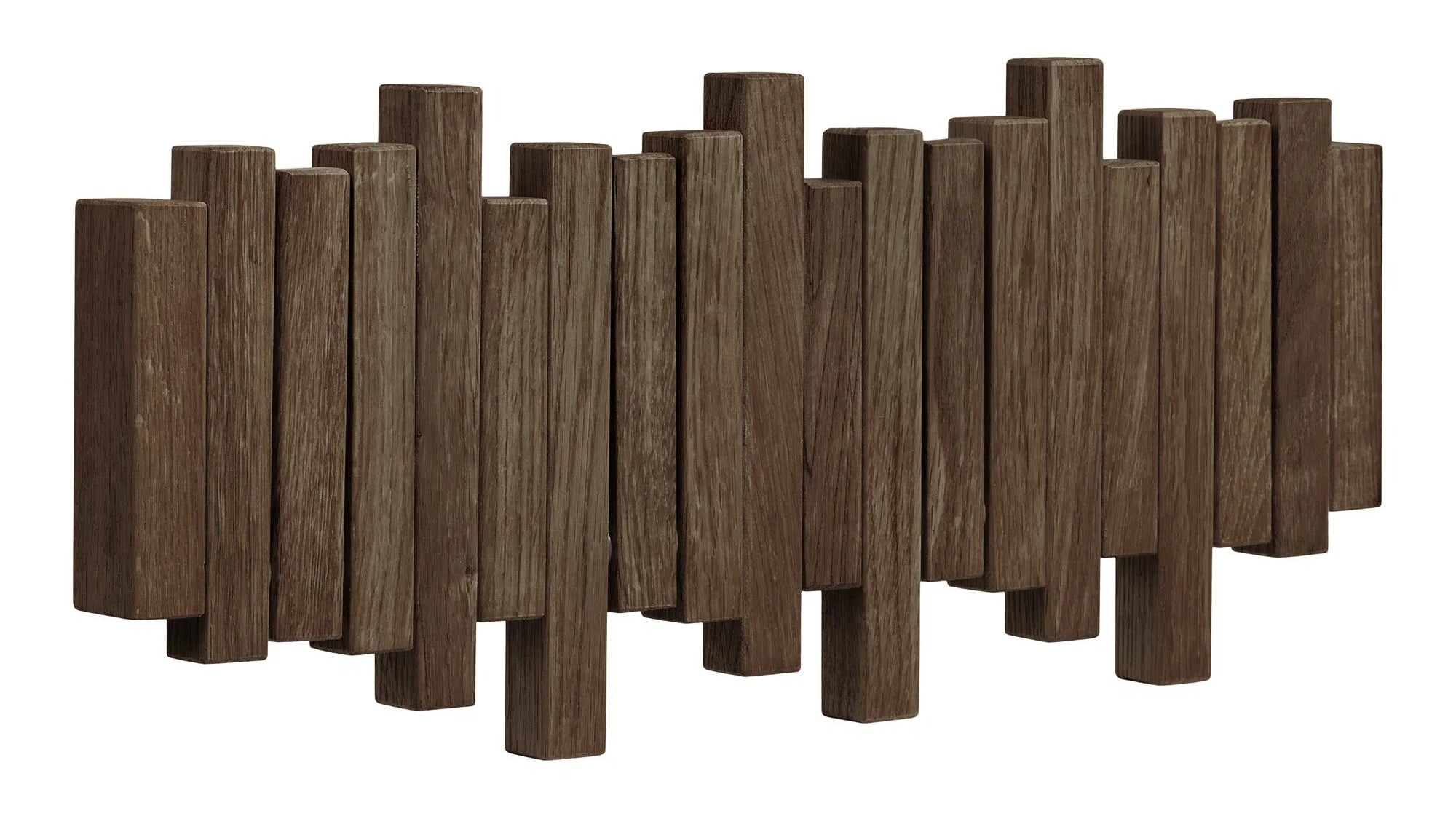 Garderobe Minimalistic - aus dunkelbraunem Eichenholz