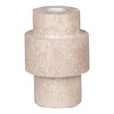 Kerzenhalter-Set "Traverno Duo" – Naturstein-Design aus Travertin