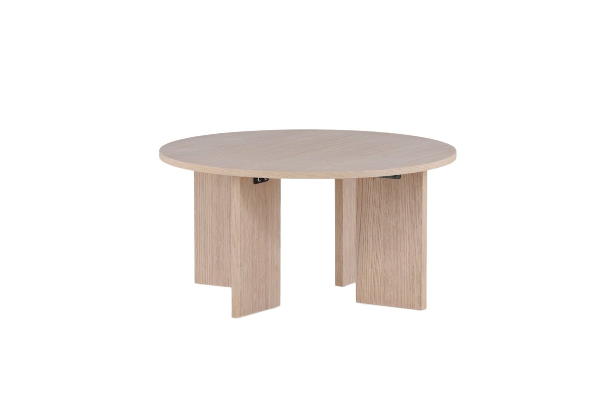 Couchtisch Davinci - Rundtisch mit Holzoptik