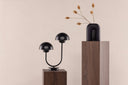 Tischlampe Noir Duo – Elegante Schwarzstahl-Lampe mit Doppelkuppel