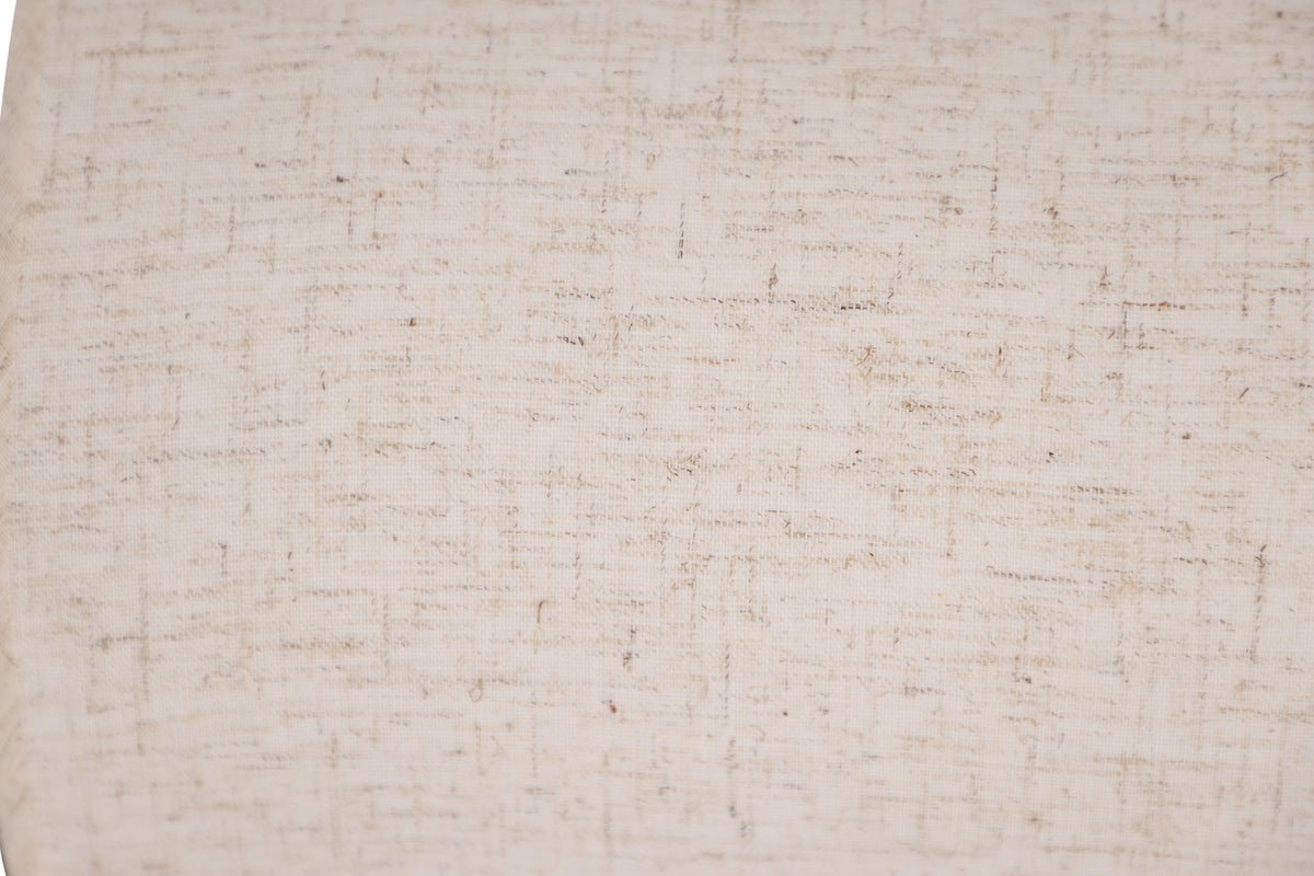 Tischlampe „Fantasia“ – Schwarzer Beton trifft Lampenschirm aus beigem Leinenstoff